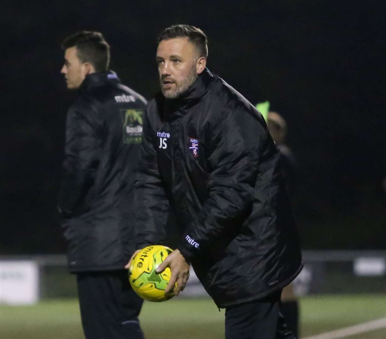 Jay Saunders has led Margate to Bostik Premier safety Picture: Don Walker