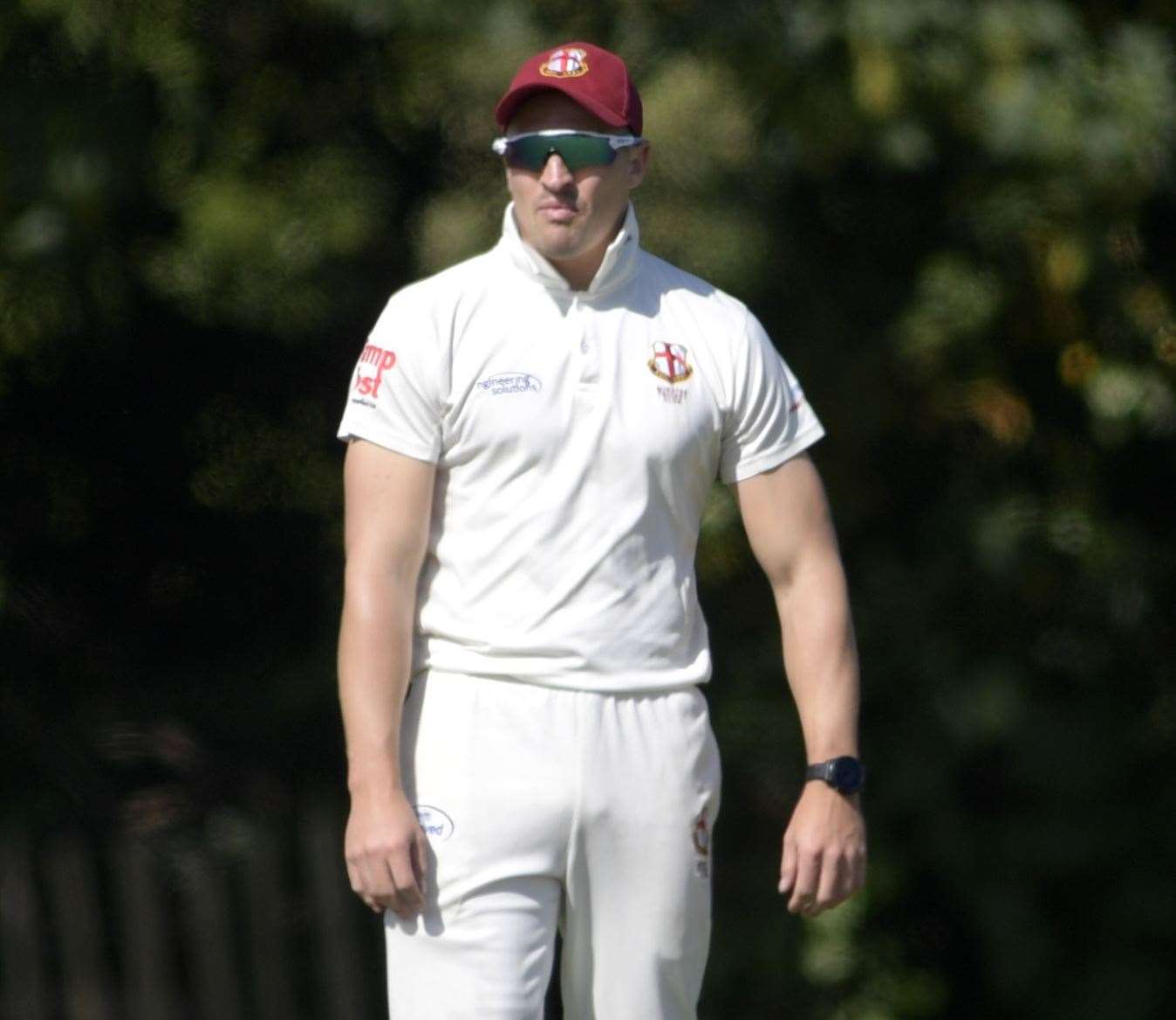 Skipper Ed Moore led from the front as Minster beat Hayes. Picture: Barry Goodwin