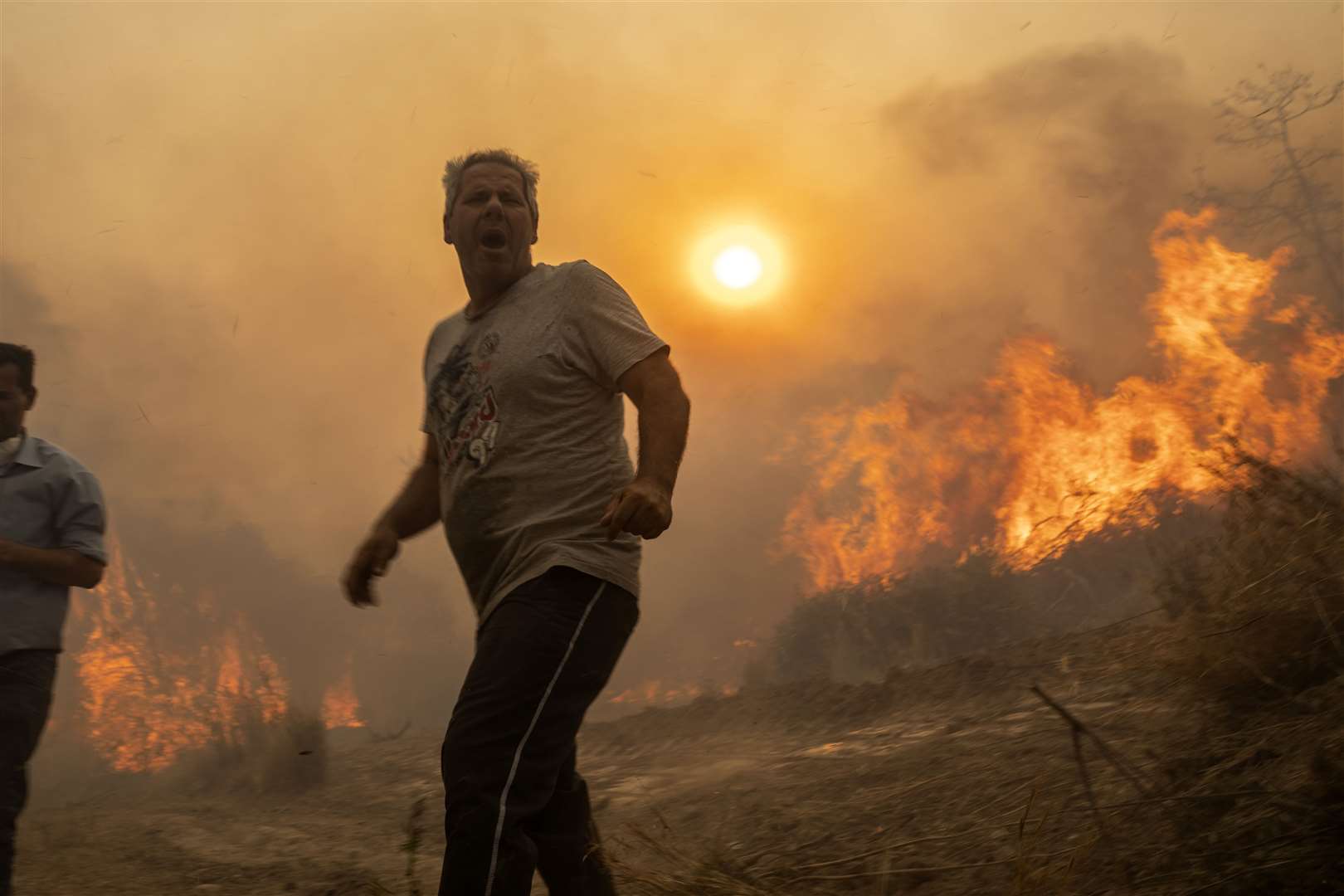 The village of Gennadi on Rhodes (Petros Giannakouris/AP)