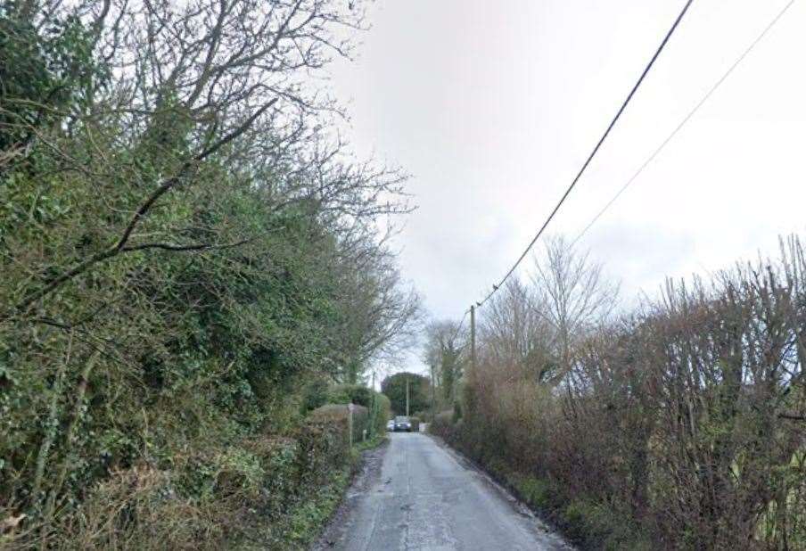 A police helicopter was deployed after the driver fled on foot. Picture: Google