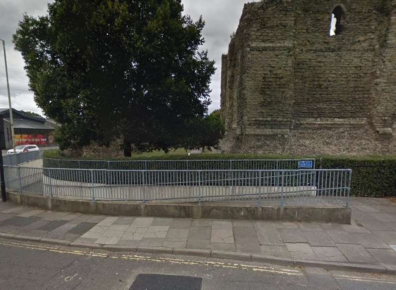 The attack happened in the underpass connecting Castle Street and Wincheap. Picture: Google.