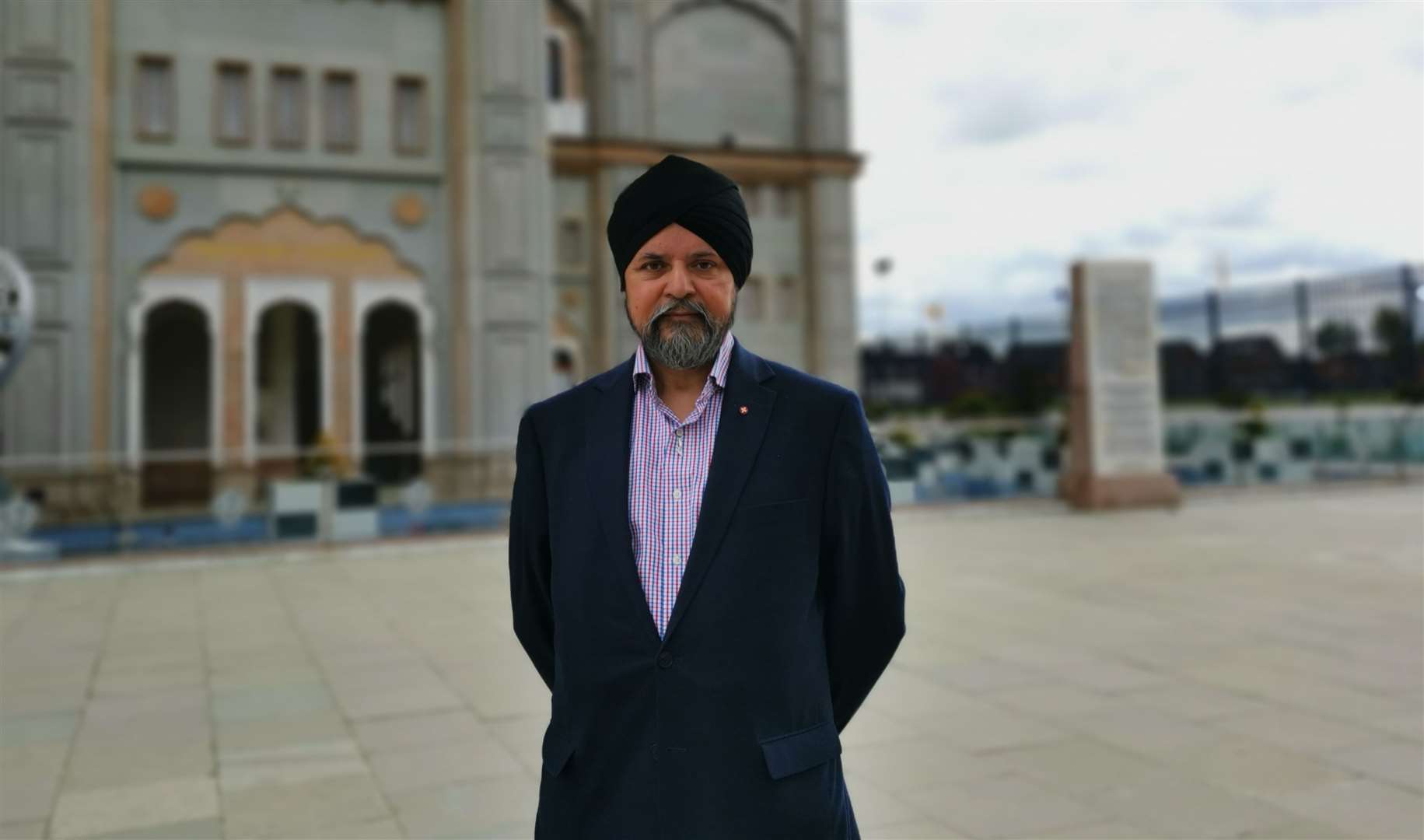 Jagdev Singh Virdee, general secretary at the gurdwara in Gravesend