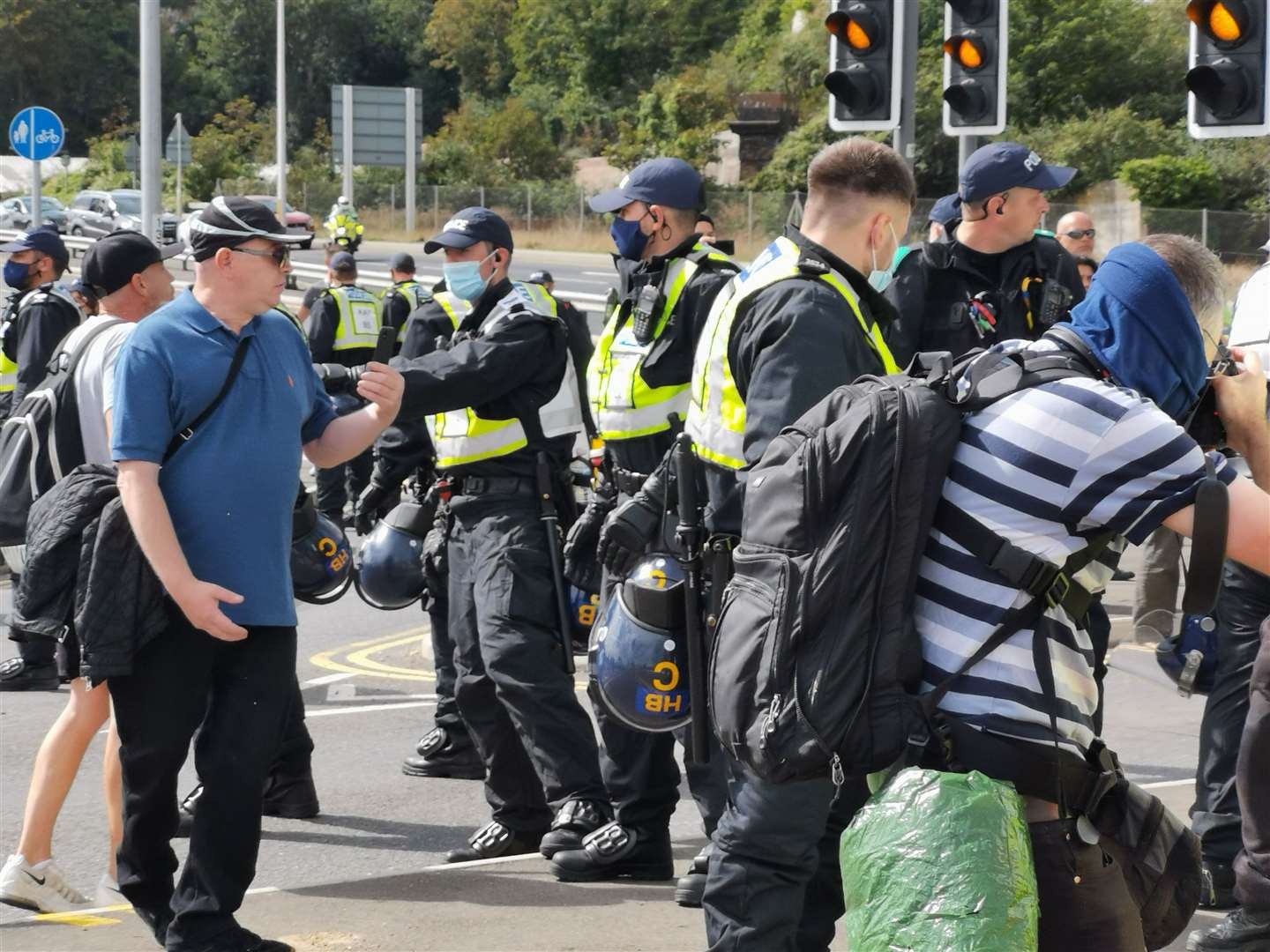 More scenes from Dover today. Picture: Oliver Kemp