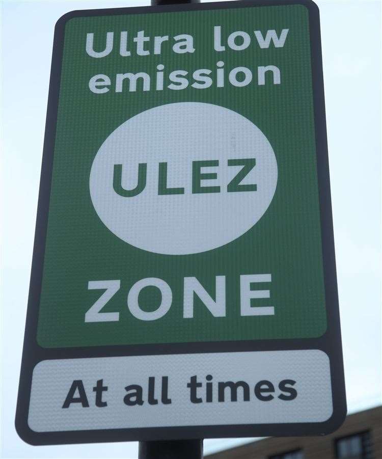 ULEZ will expand to the border with Kent in August. Photo: PA