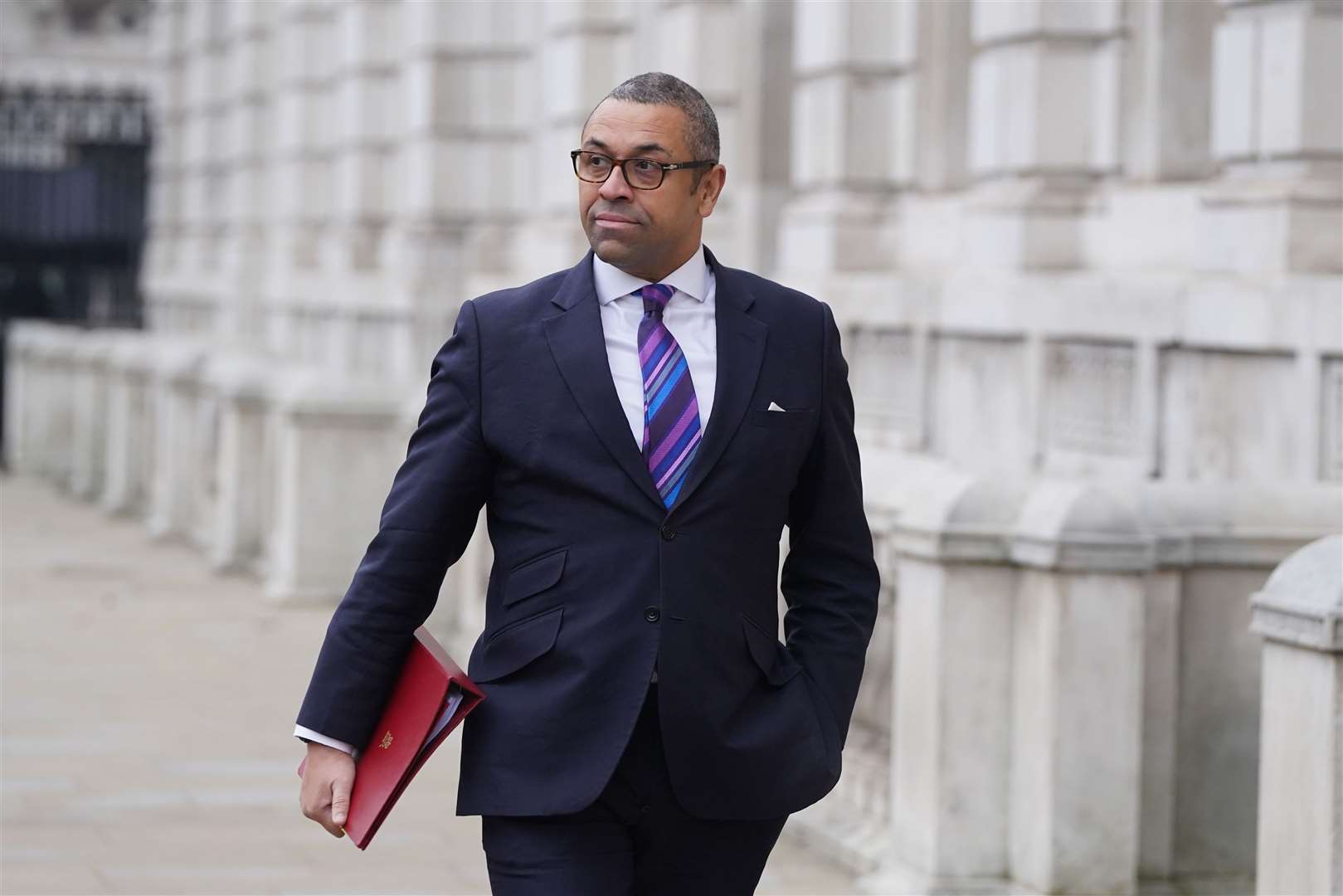 Foreign Office minister James Cleverly (Stefan Rousseau/PA)