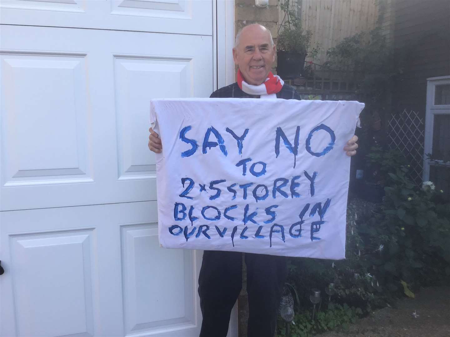 Alan Ellis has launched campaign against housing development