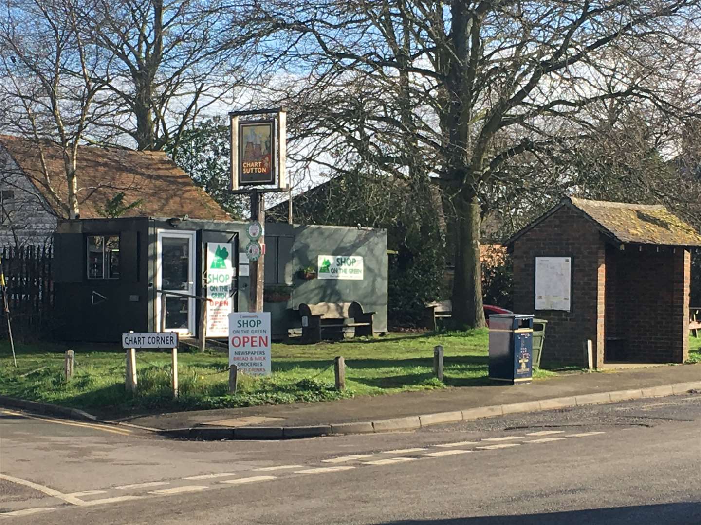 The Shop on the Green in Chart Sutton is run entirely by volunteers