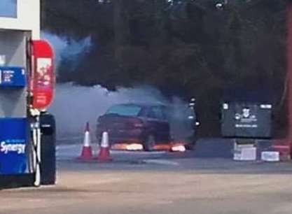 The Vauxhall Astra alight at the Gate Services at Dunkirk