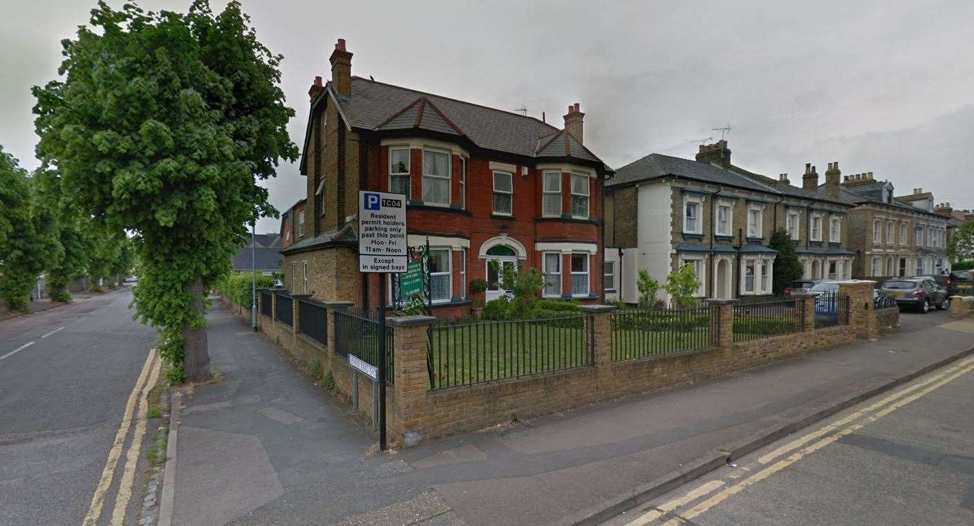 The Hollies residential home in Gravesend has been rated 'inadequate' in an inspection. Picture: Google Maps