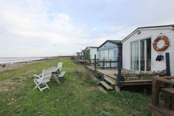 The beach hut in Faversham Road, Seasalter. Picture: Christopher Hodgson Estate Agents