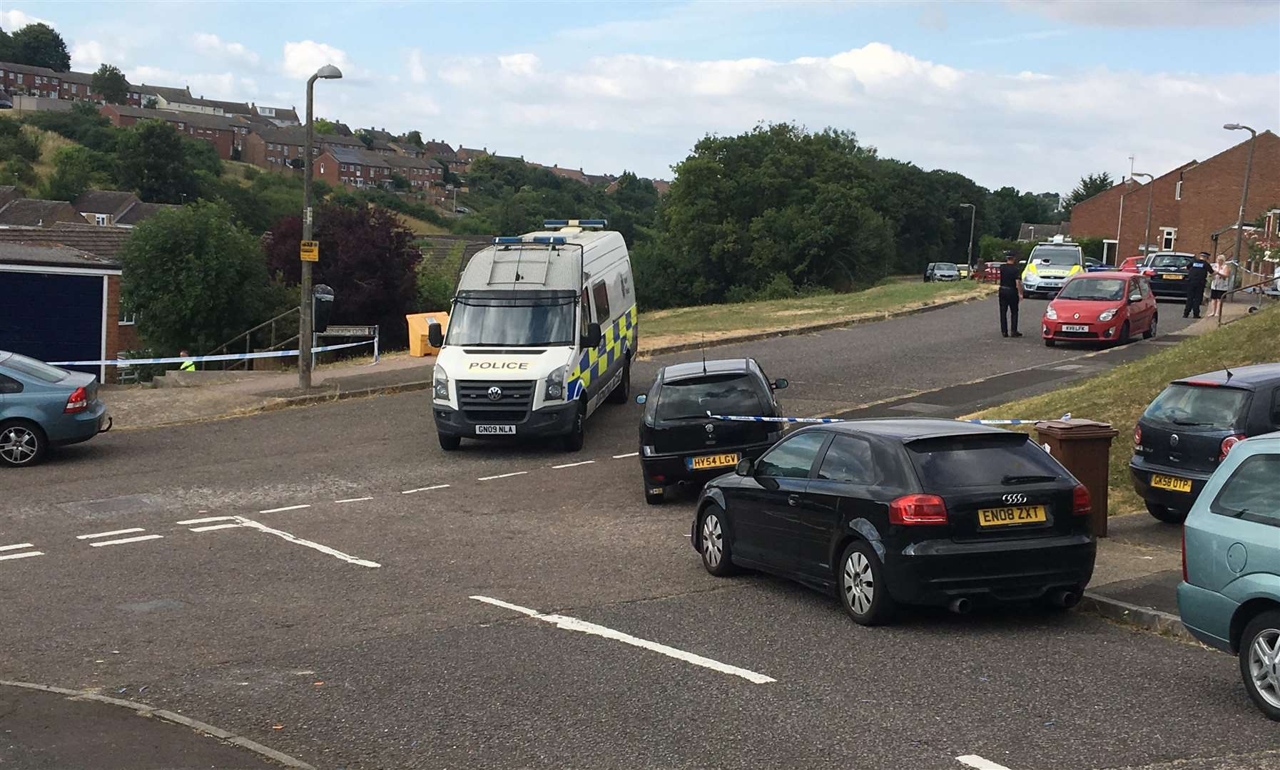 Emergency services are at the scene of the accident. Picture: Jess Sharp
