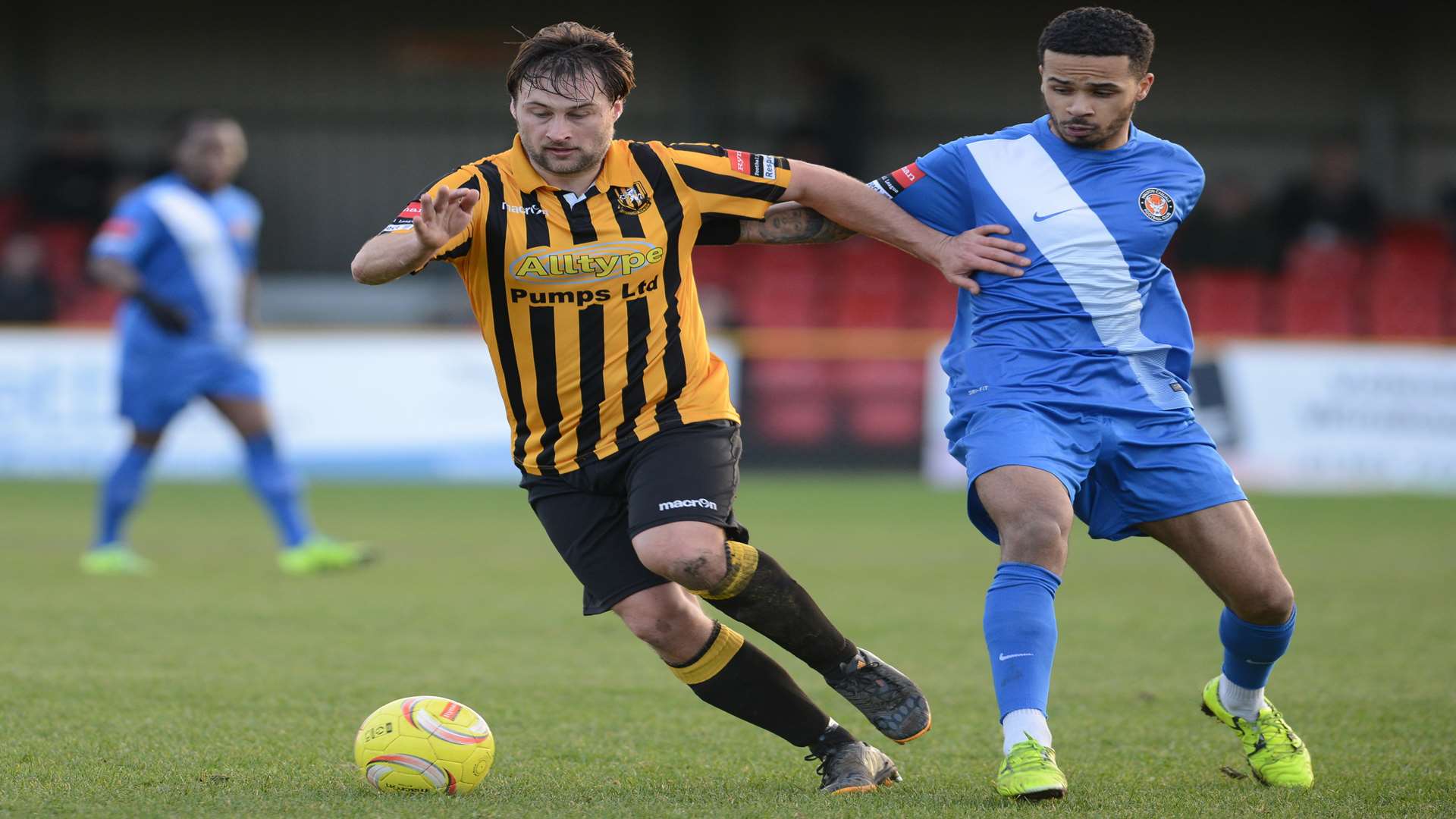 Folkestone midfielder Micheal Everitt Picture: Gary Browne