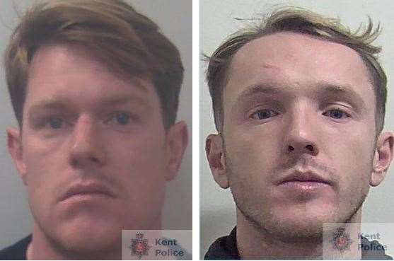 Robert Shearmur, left, and Harry Darke. Picture: Kent Police