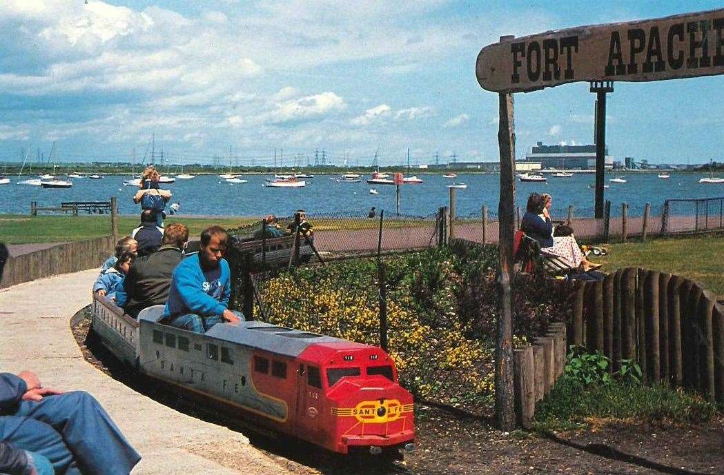 It's still going strong today but the miniature railway first opened just after the Second World War in 1948