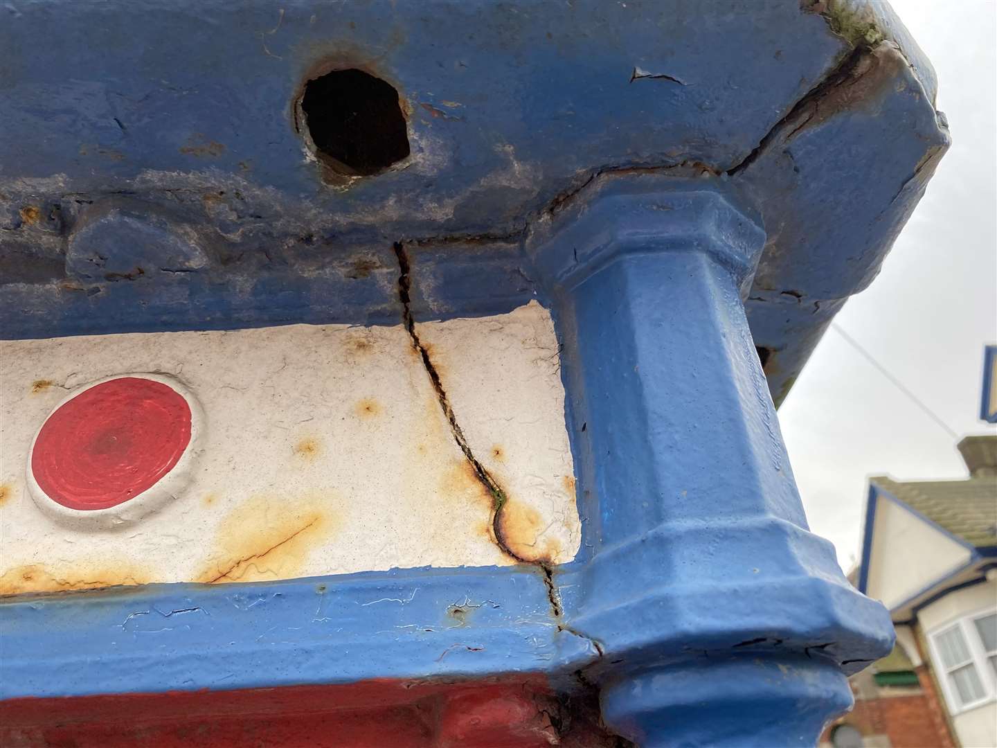 The iconic clock tower in Sheerness is being fenced off due to safety concerns about the structure. Picture: Swale council