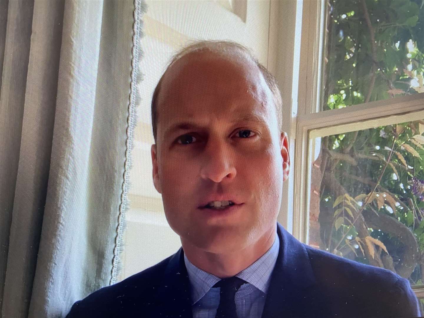 William delivers his tribute during the online festival (Kensington Palace/PA)