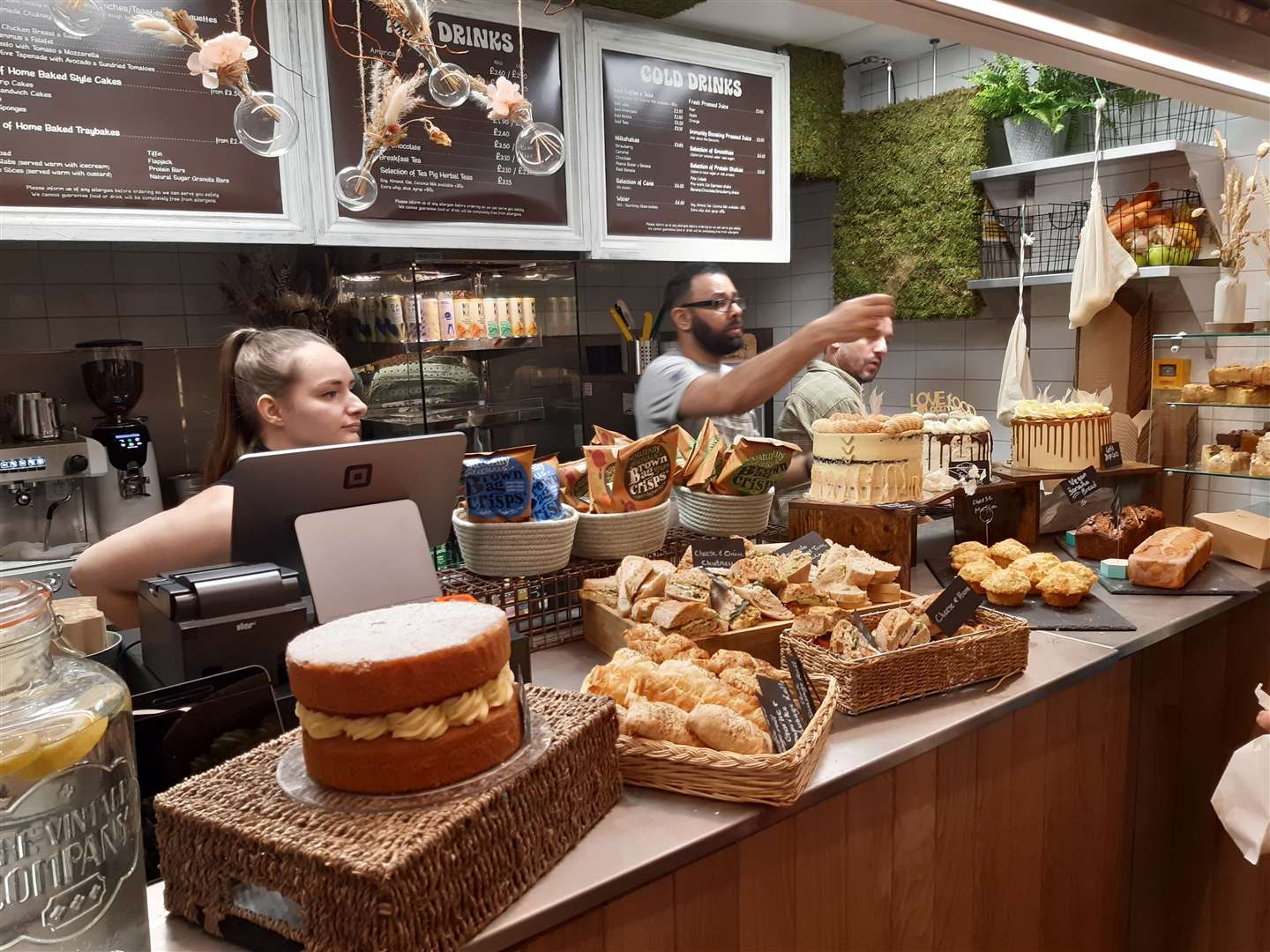 The Flour Power unit at the opening of the Maidstone Food Hall