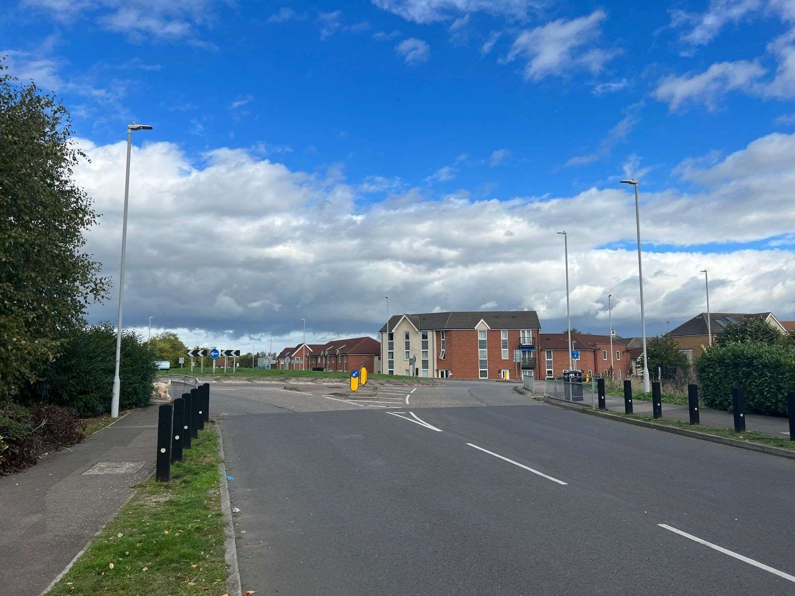 Roadworks were scheduled for the Staplehurst Road roundabout opposite Sonora Fields in Sittingbourne