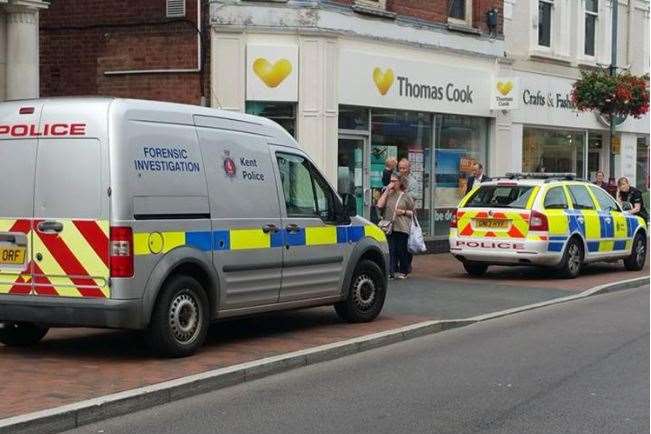 Police were called to Mount Pleasant Road, Tunbridge Wells. Picture: Steve Desson