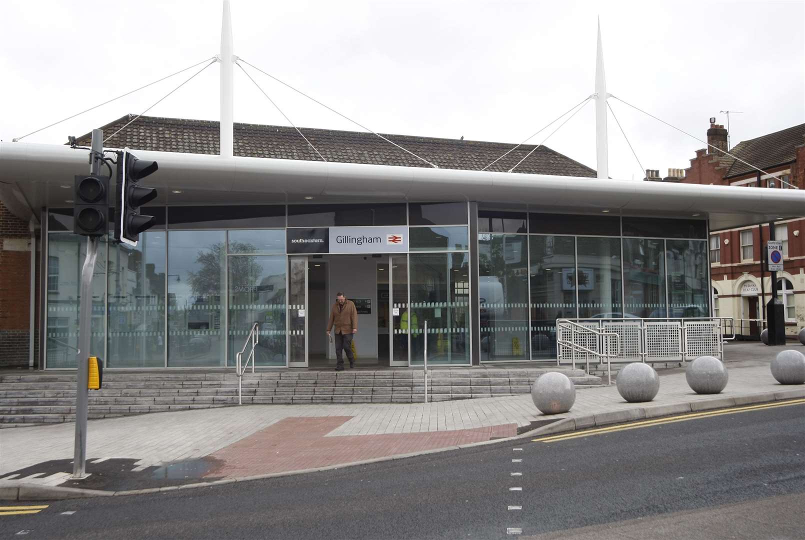 Gillingham Station in Medway was one of three targeted by officers in the operation. Picture: Peter Still