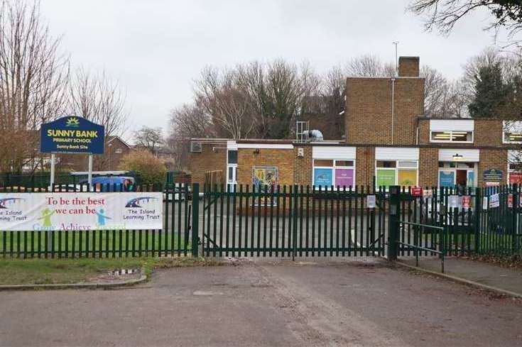 Sunny Bank in Murston, Sittingbourne was one of the Kent schools forced to make alternative arrangements following new guidelines being issued