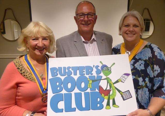 Herne Bay Rotary Club president Julia Long, youth and community chairman Tony Furnival and vice president Sarah Finnis