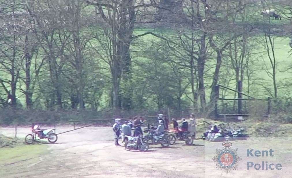 The nuisance motorcyclists were targeted in Sevenoaks. Picture: Kent Police