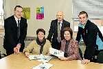 Launch of Thanet Works with £1m of funding for local organisations. Pictured from left, Dave Lee, Linda Williams, Colin Maclean, Cllr Jo Gideon and Martyn Cassell.