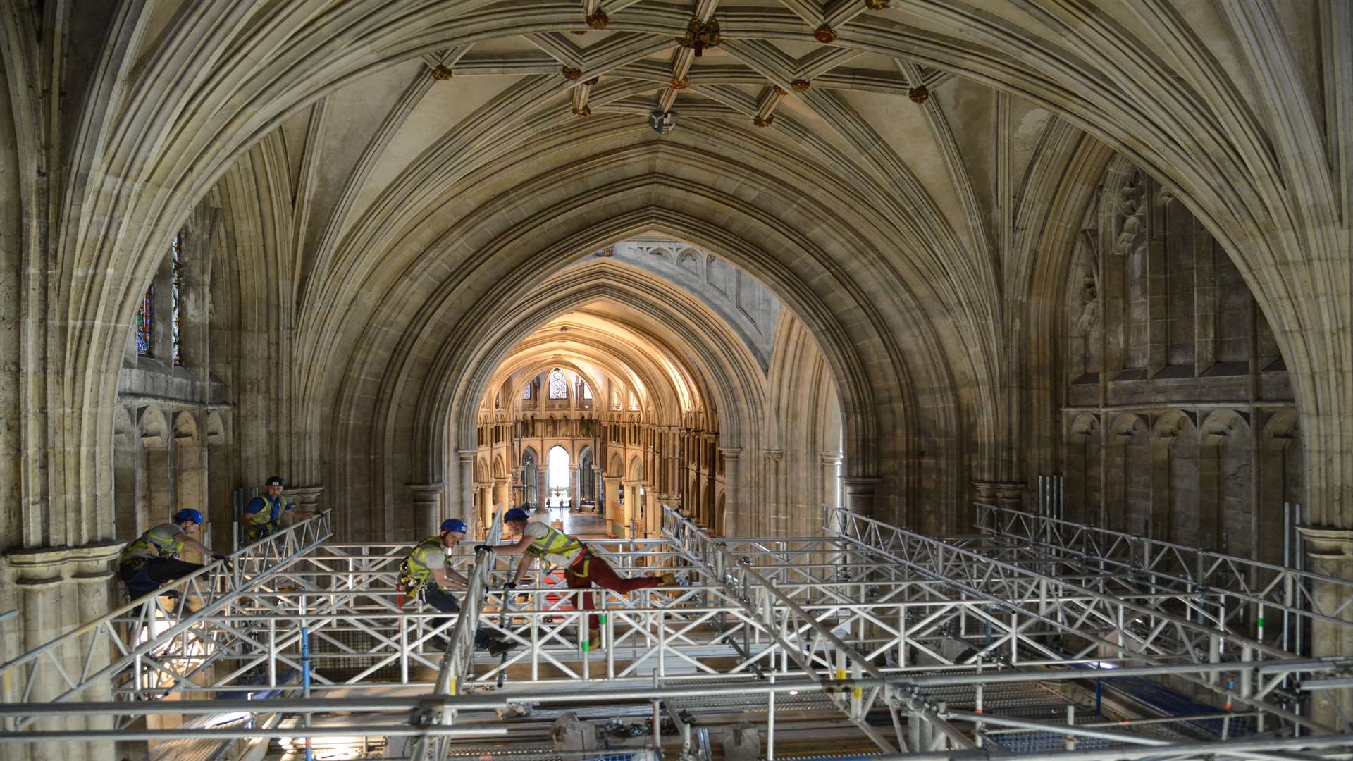 The 15th century Nave.