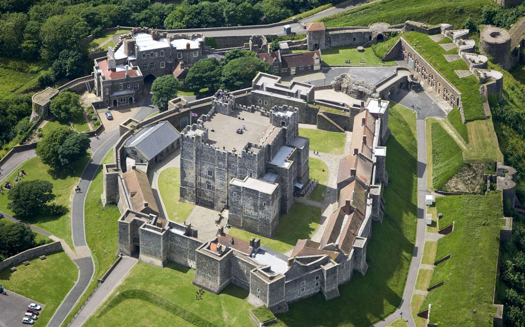 Police and ambulance crews were called to Dover Castle yesterday. Picture: English Heritage