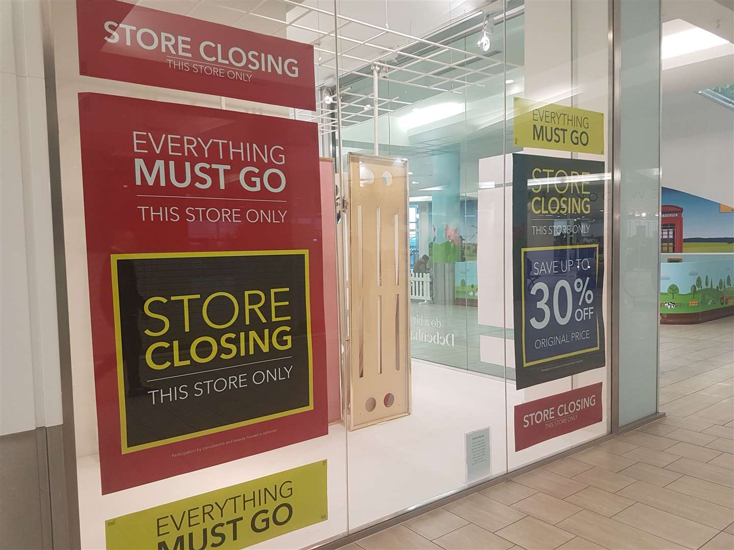 Debenhams closing down sales signs lead to questions about closure