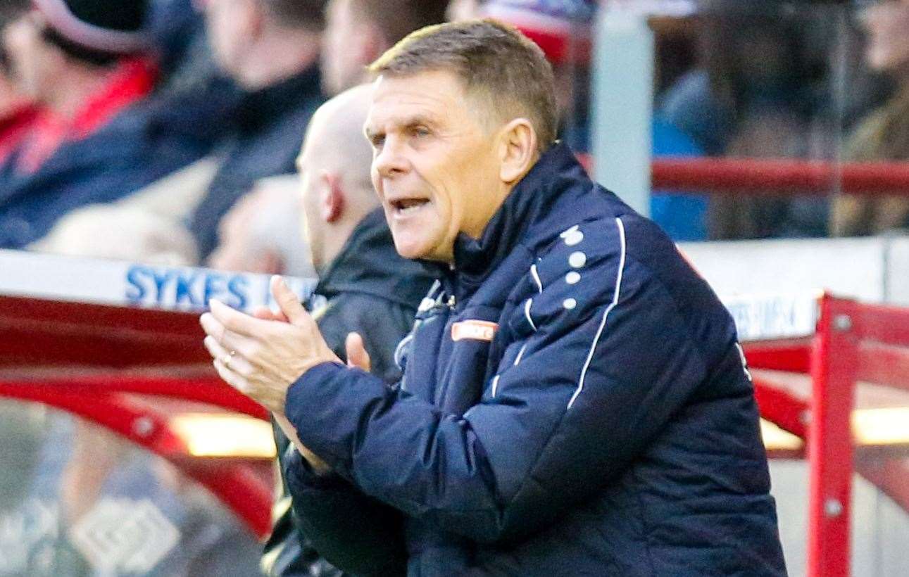 Dover manager Andy Hessenthaler. Picture: Matthew Walker