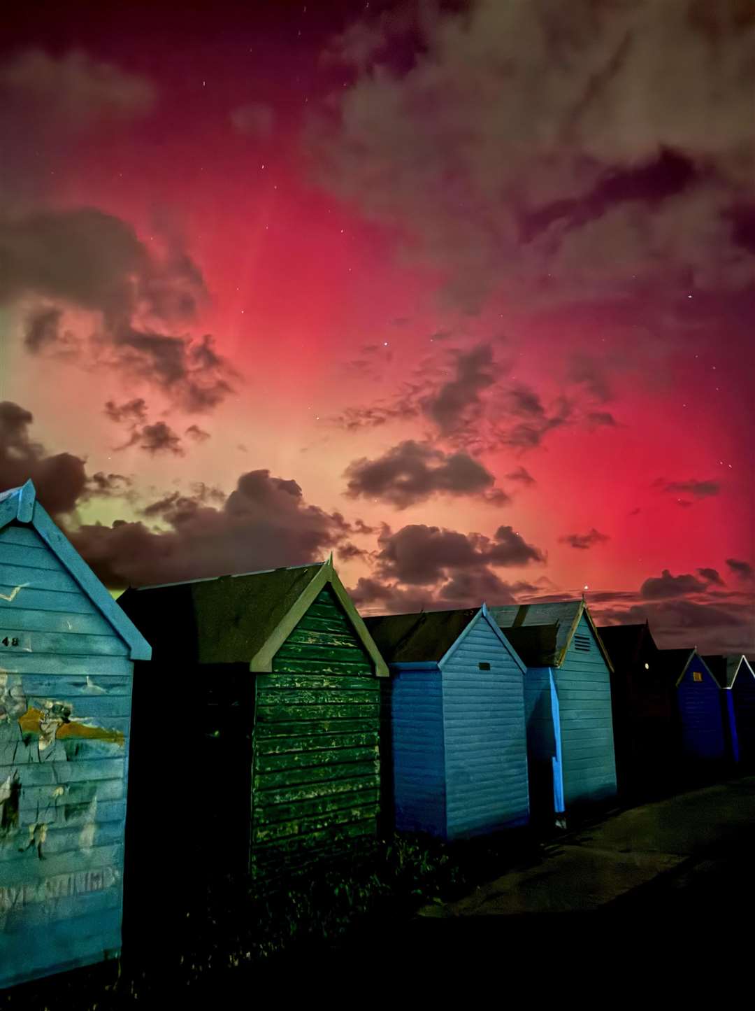 Robert Drummond took this photo of the Northern Lights in Herne Bay