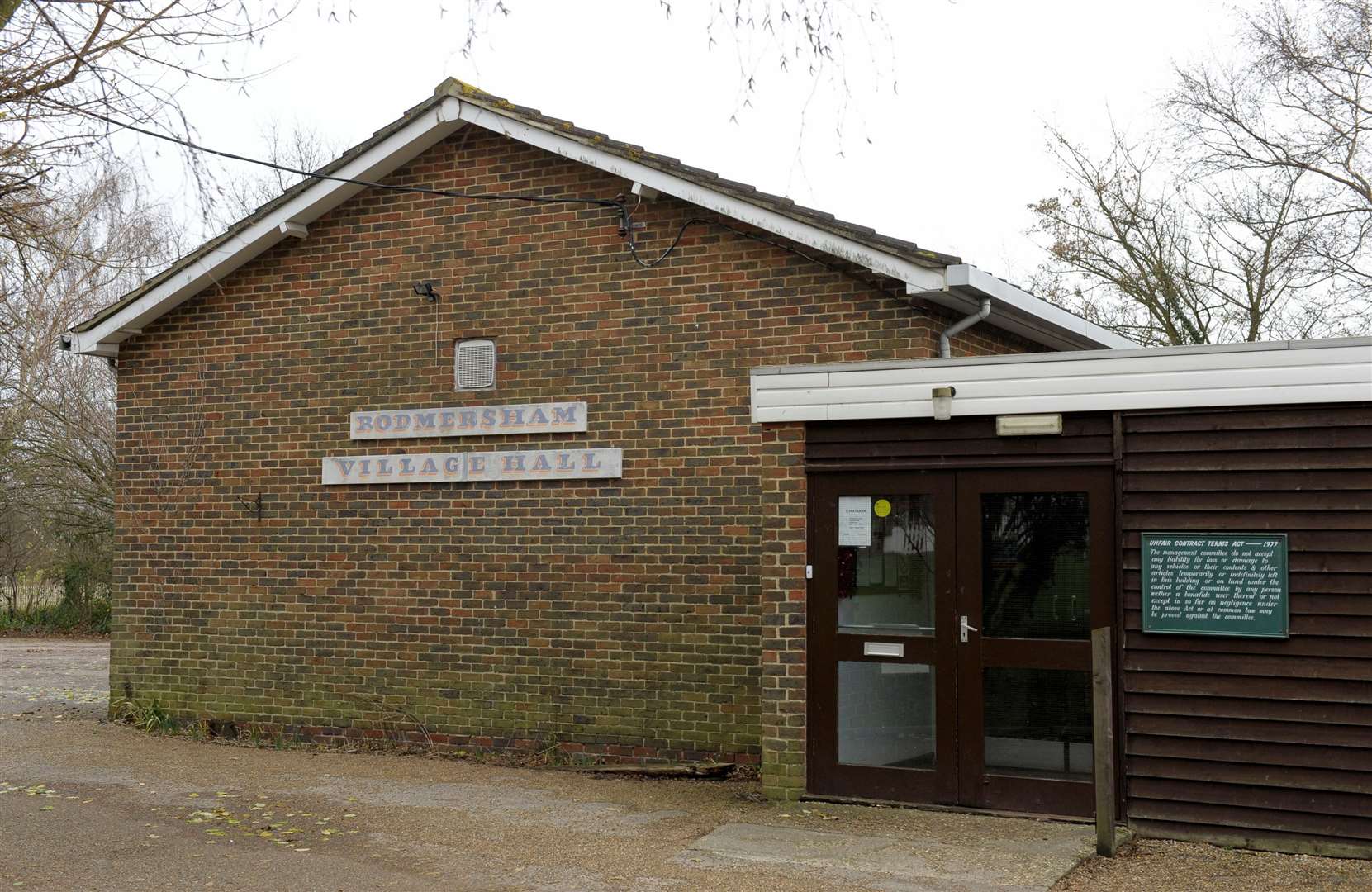 Rodmersham Village Hall will be in use for pupils following the blaze. Picture: Andy Payton