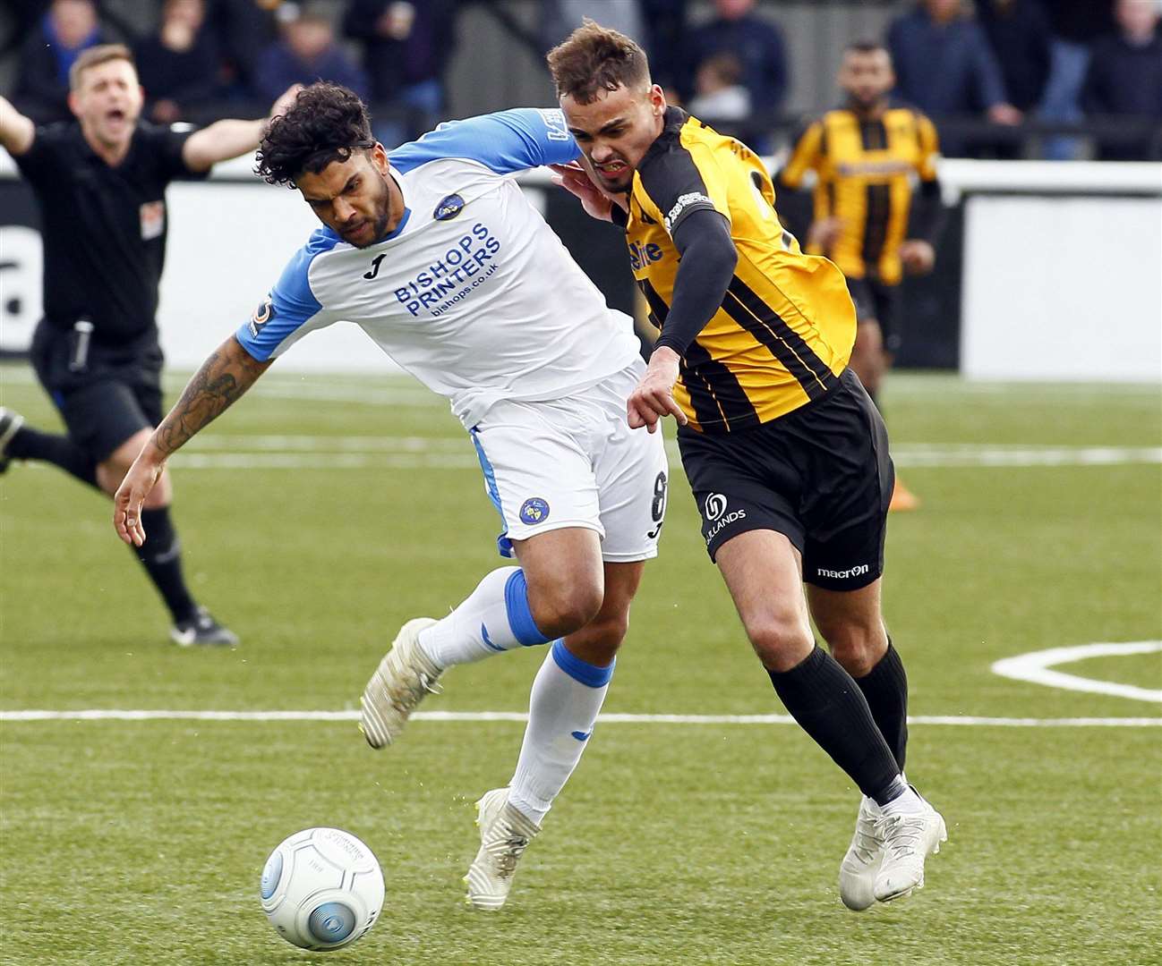 Michael Phillips won the player-of-the-year award as Maidstone were relegated last season Picture: Sean Aidan