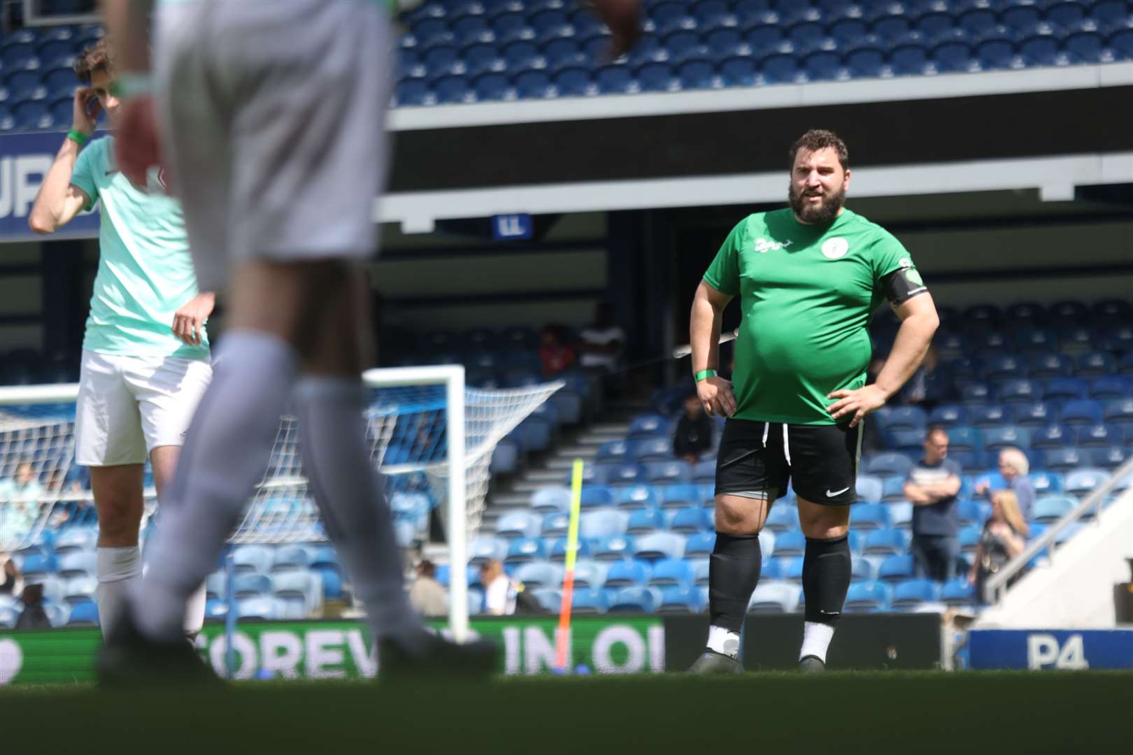 Grenfell AFC player Ivan Costa during a match against South London FC (James Manning/PA)