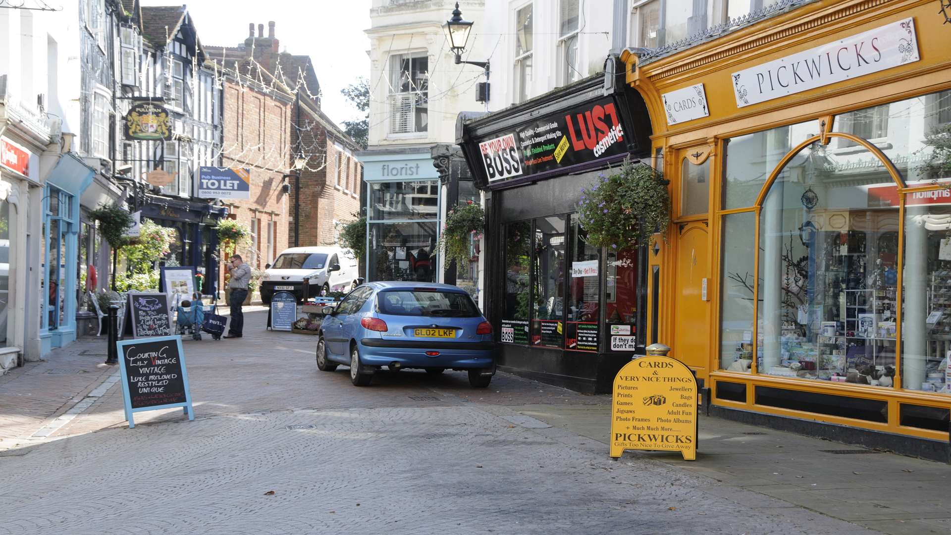 Church Street in Folkestone. File picture