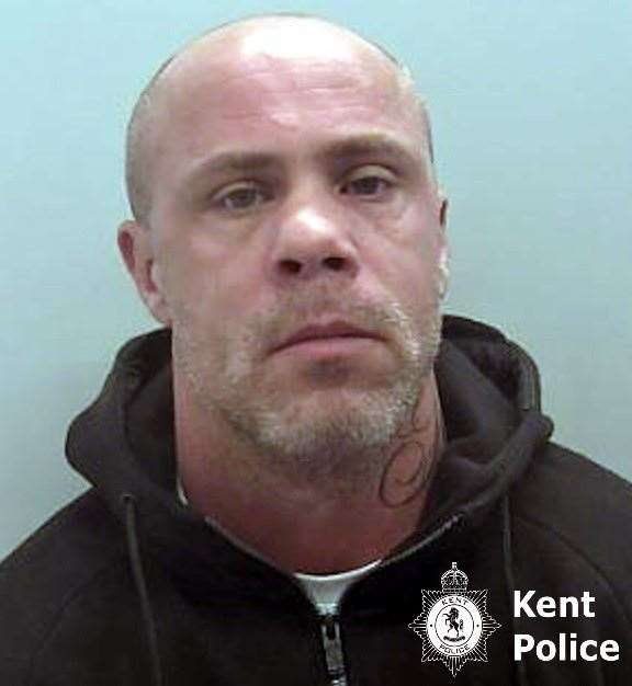 Barry Connaughton, from Fort Pitt in Chatham, was jailed. Picture: Kent Police