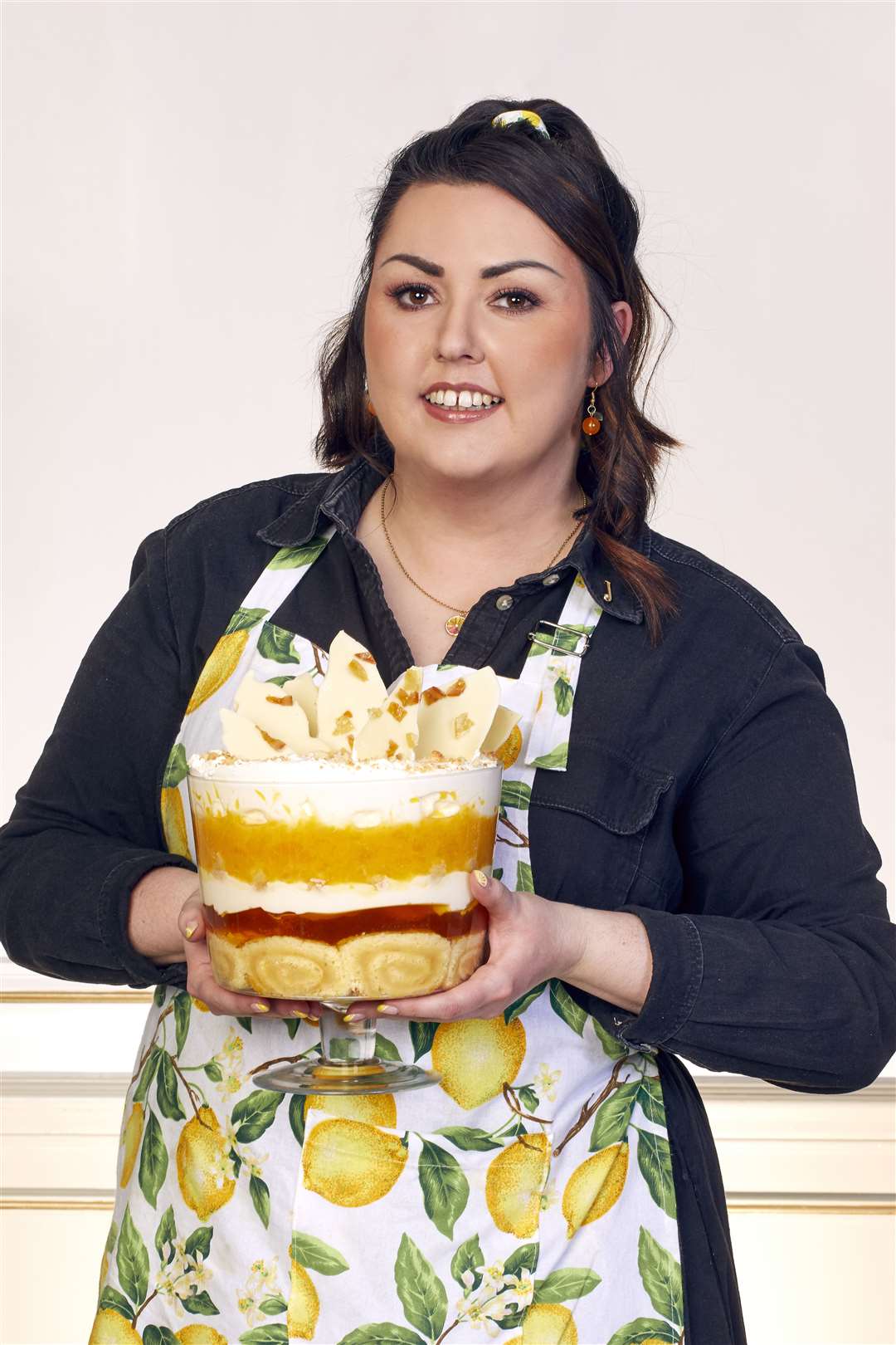 Ms Melvin was crowned winner of the Fortnum & Mason Platinum Pudding competition with her lemon Swiss roll and amaretti trifle to mark the Queen’s Platinum Jubilee celebrations (Nicky Johnston/PA)