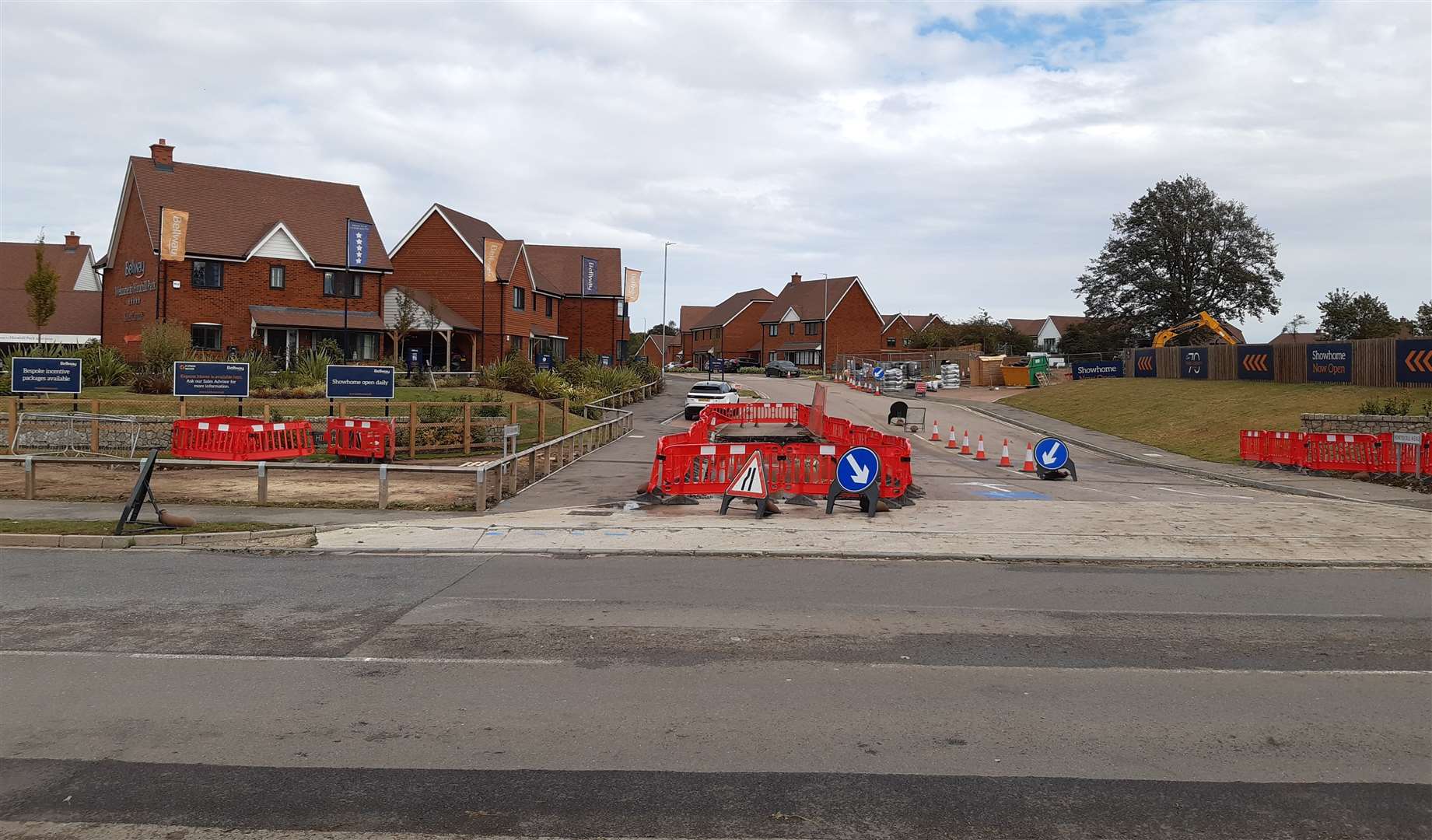 The traffic lights were set to be installed at the junction of the A20 and Honeysuckle Avenue