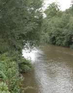 The proposed site of the marina, on the River Medway