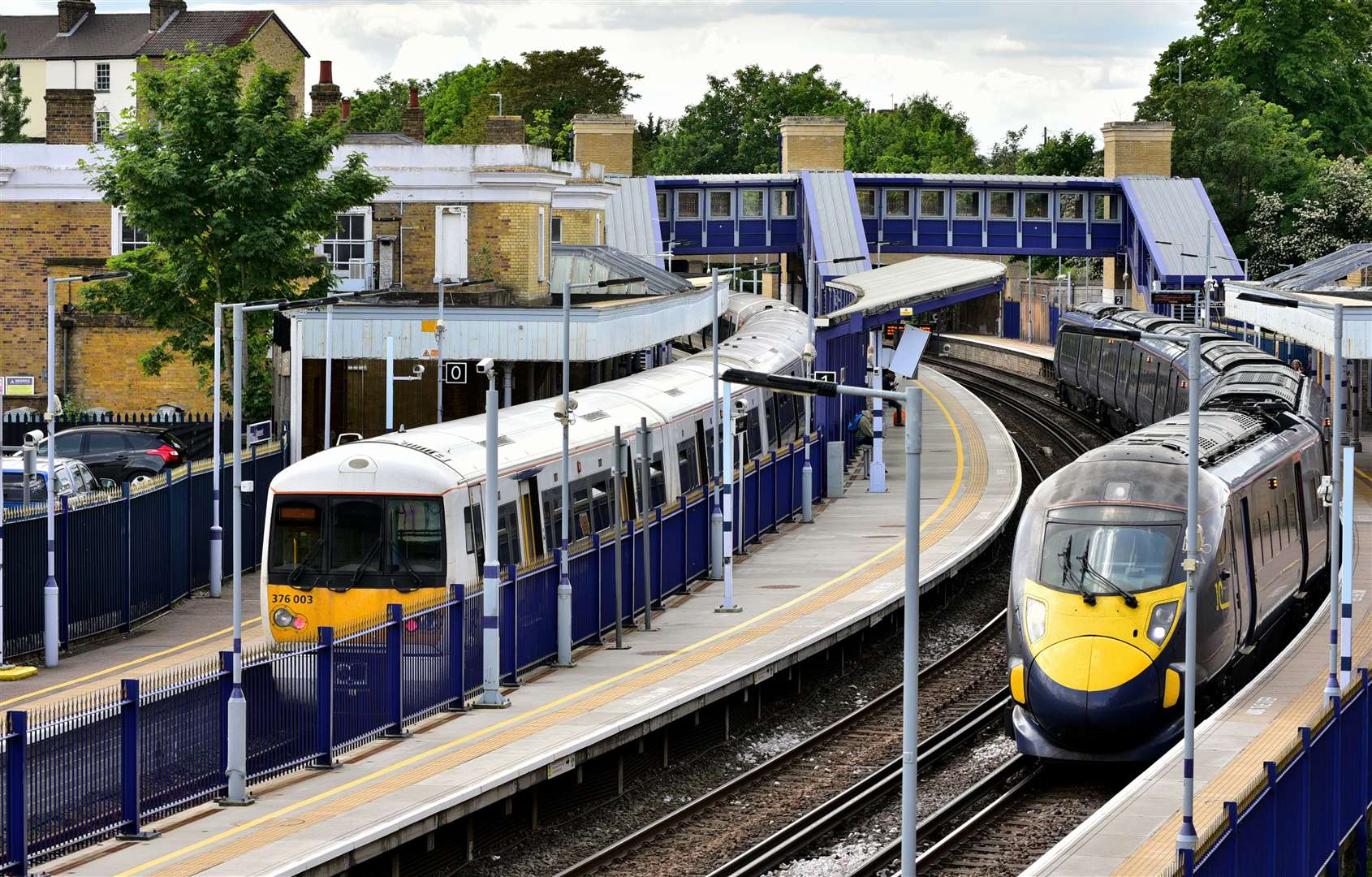 Services at Gravesend headed towards London have been disrupted. Picture: Southeastern