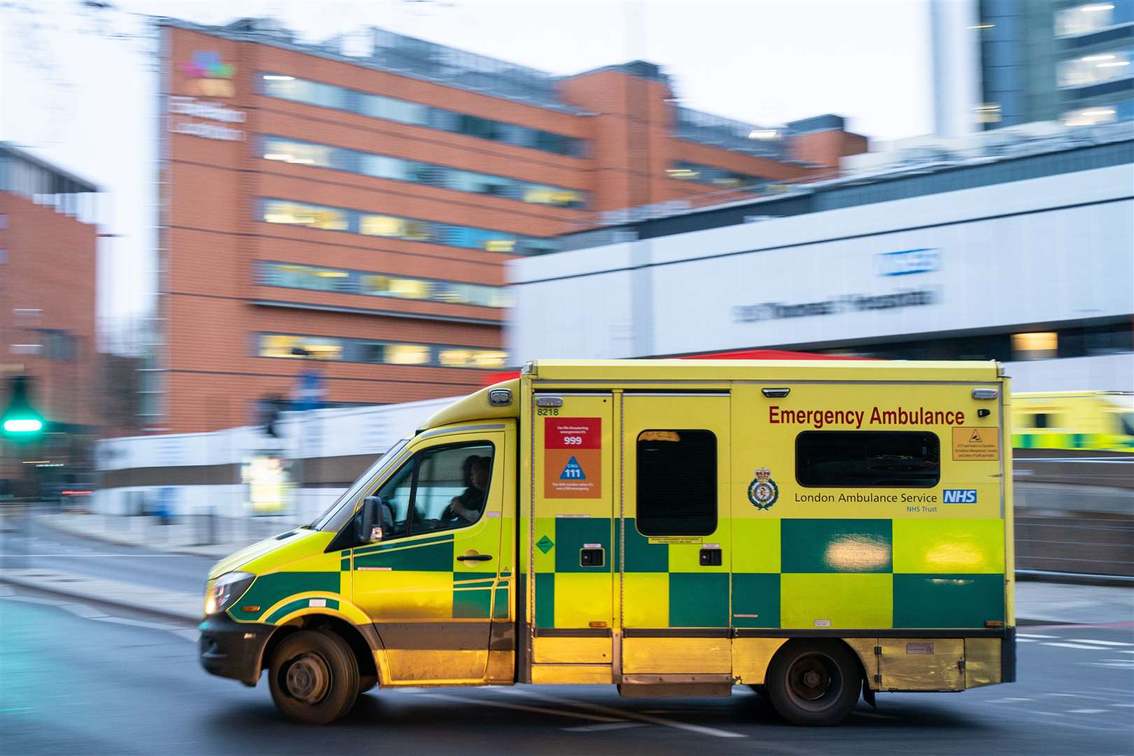 The British Heart Foundation said that average ambulance waits for category two calls in England rose in September to 48 minutes – almost triple the target of 18 minutes (Dominic Lipinski/PA)