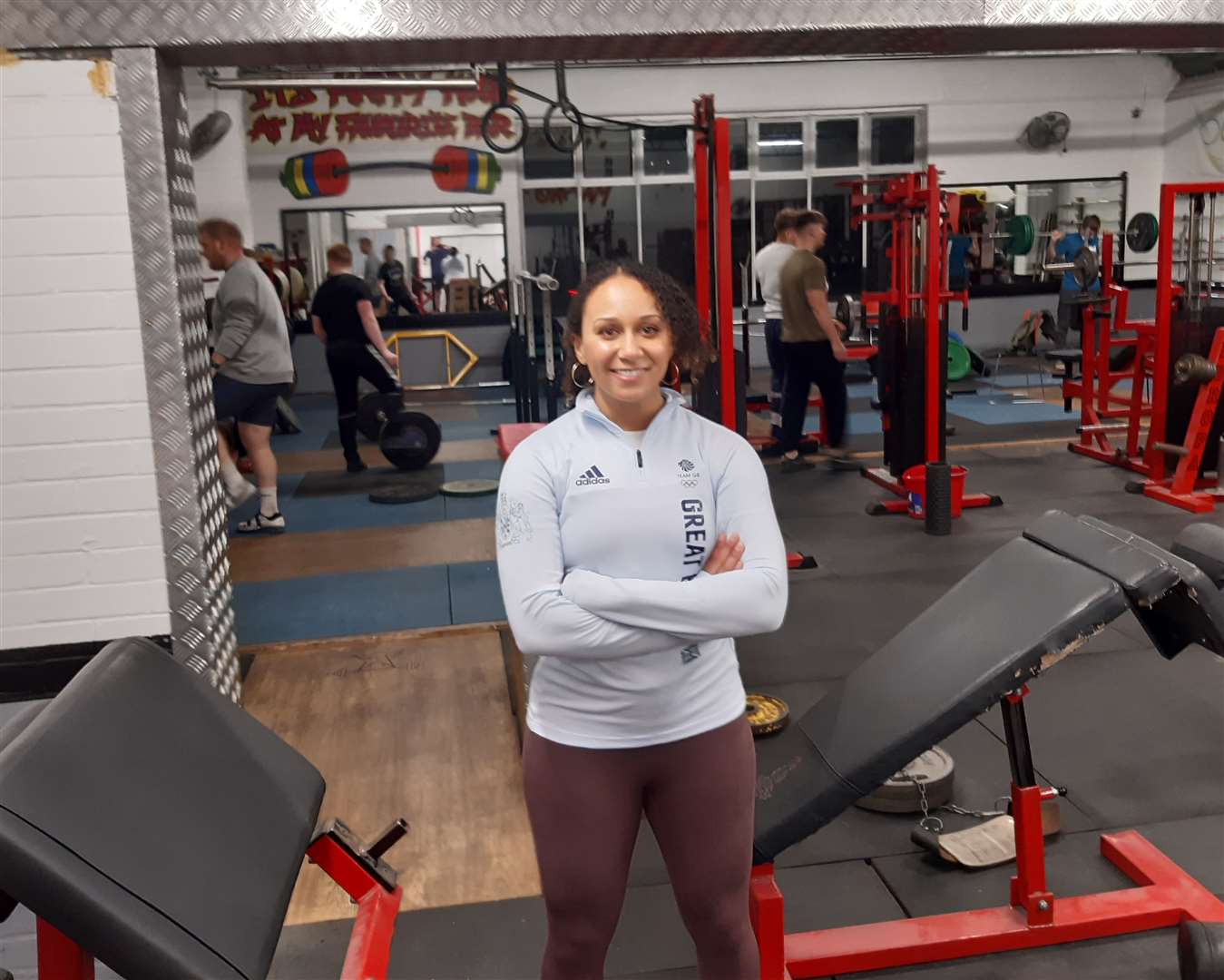 Team GB weightlifter Zoe Smith who trains at Europa Weightlifitng club in Dartford