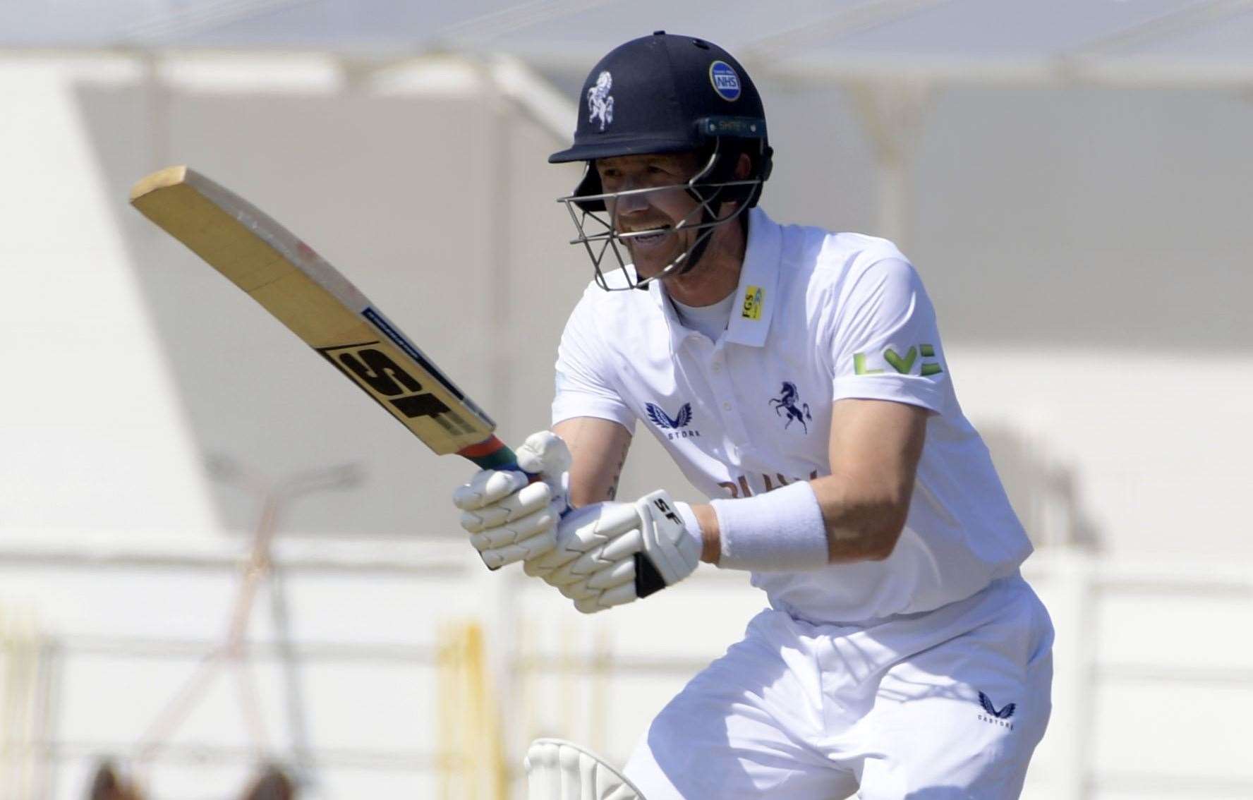 Joe Denly - scored his first Championship ton since 2019. Picture: Barry Goodwin