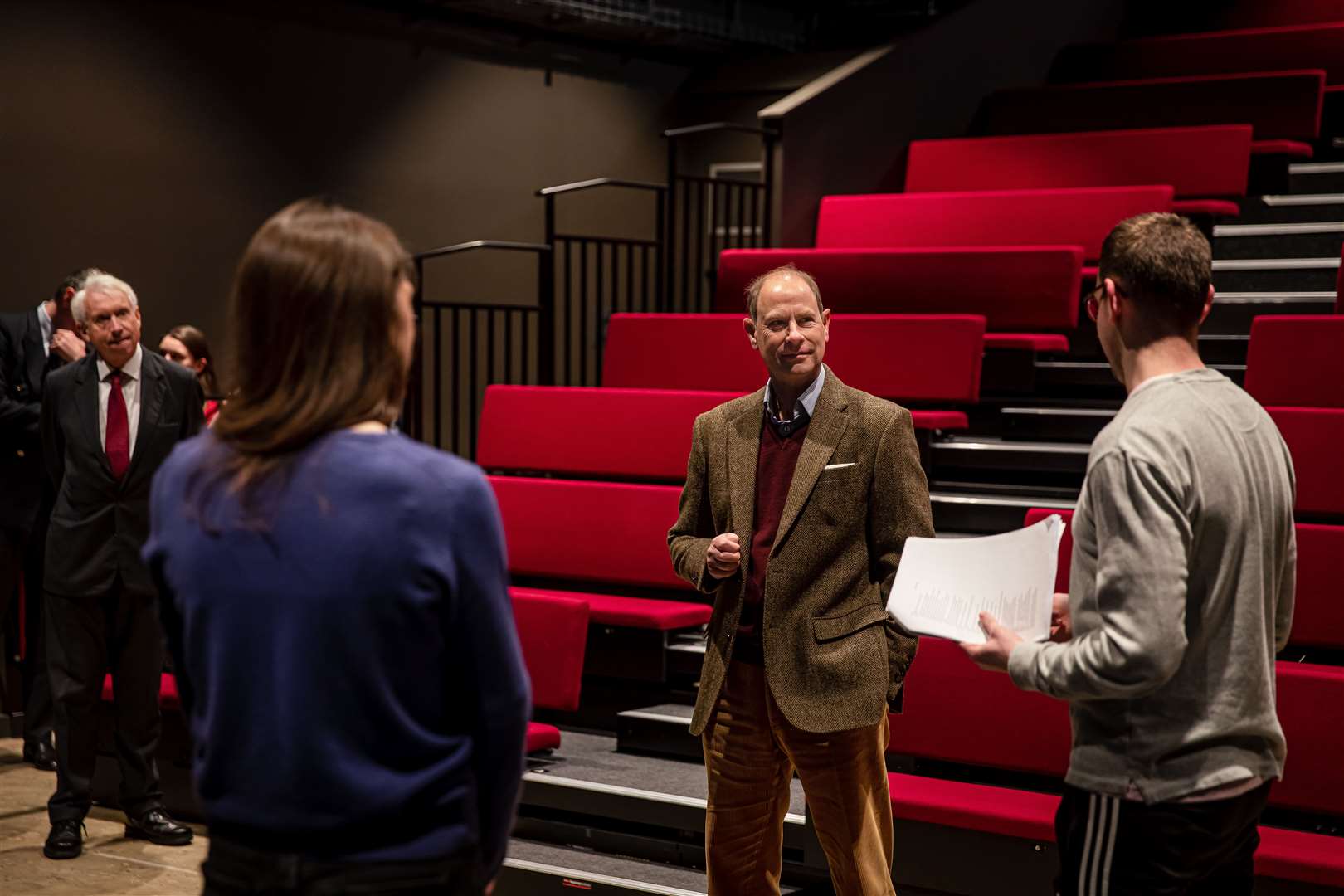 The Earl of Wessex during a visit to professional theatre Reading Rep in Berkshire earlier this year (Harry Elletson/PA)