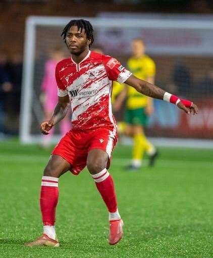 Ramsgate forward Josh Ajayi Picture: Ian Scammell