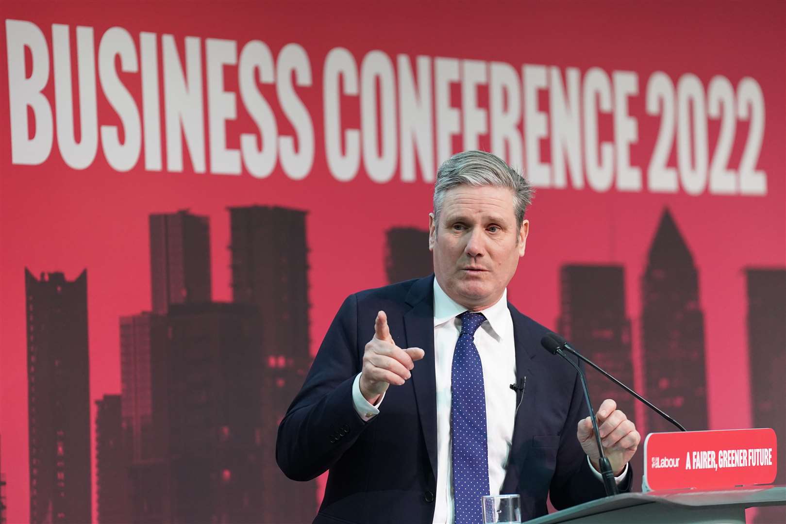 Labour leader Sir Keir Starmer criticised 12 years of Tory governments (Stefan Rousseau/PA)