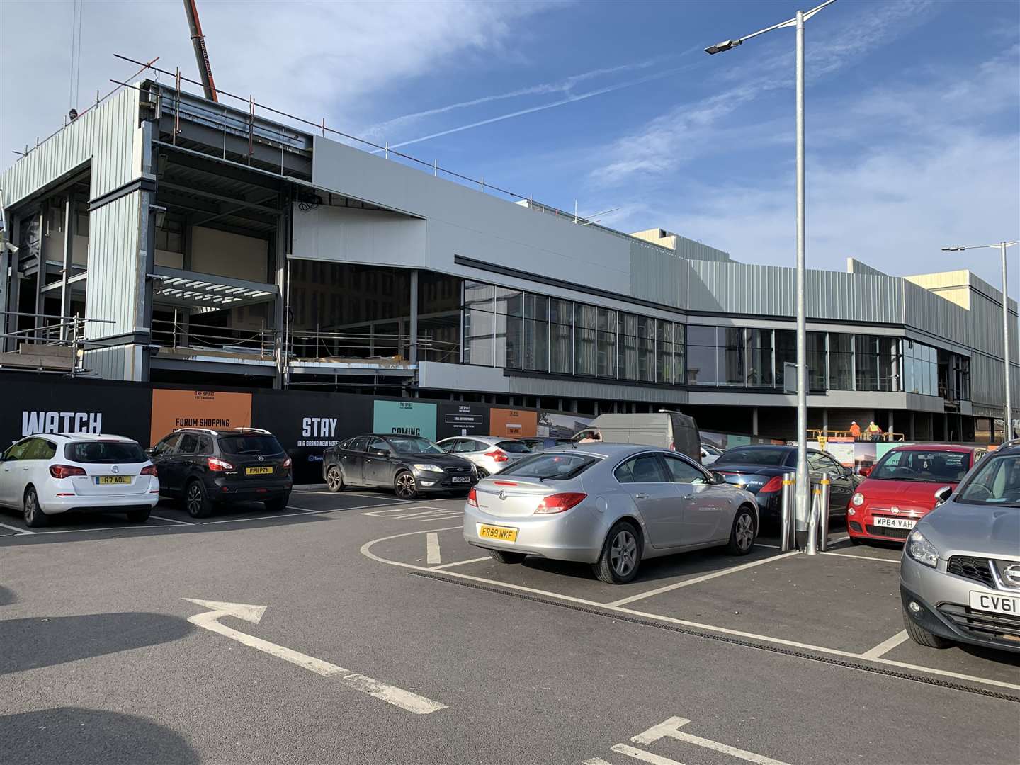 The building for what will be the Light cinema with restaurants underneath in Sittingbourne