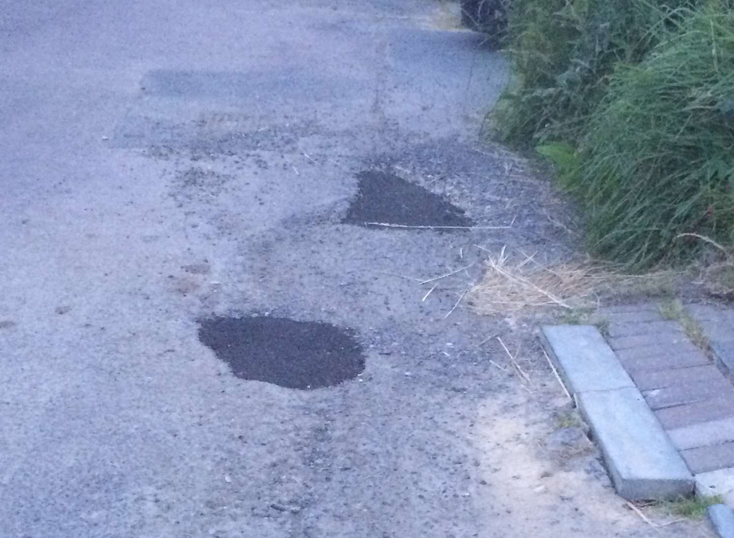 Potholes in Stoke Road, Hoo. Stock pic: Steve Goodwin